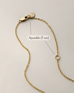 Collier anneau et perle - Peasejewelry