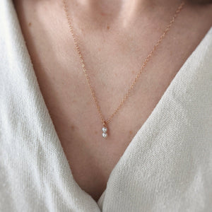 Collier duo de perles - Peasejewelry