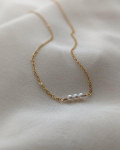 Collier trio de perles - Peasejewelry