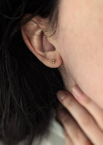 Boucles d'oreilles deux minipoints - Peasejewelry