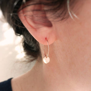 Anneaux avec disques - Peasejewelry