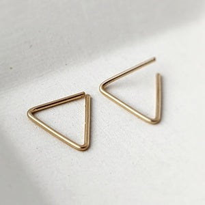 Anneaux triangulaires - Peasejewelry
